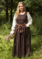 Preview: Ärmelloses Mittelalterkleid, Trägerkleid Lene, braun